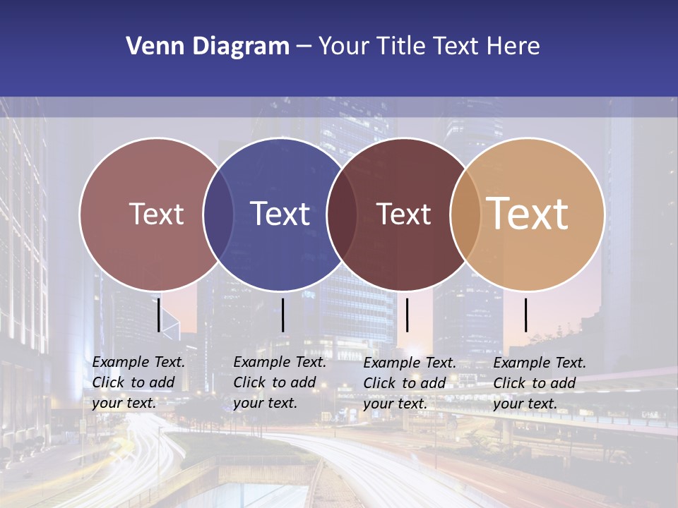 Bridge Business Cityscape PowerPoint Template