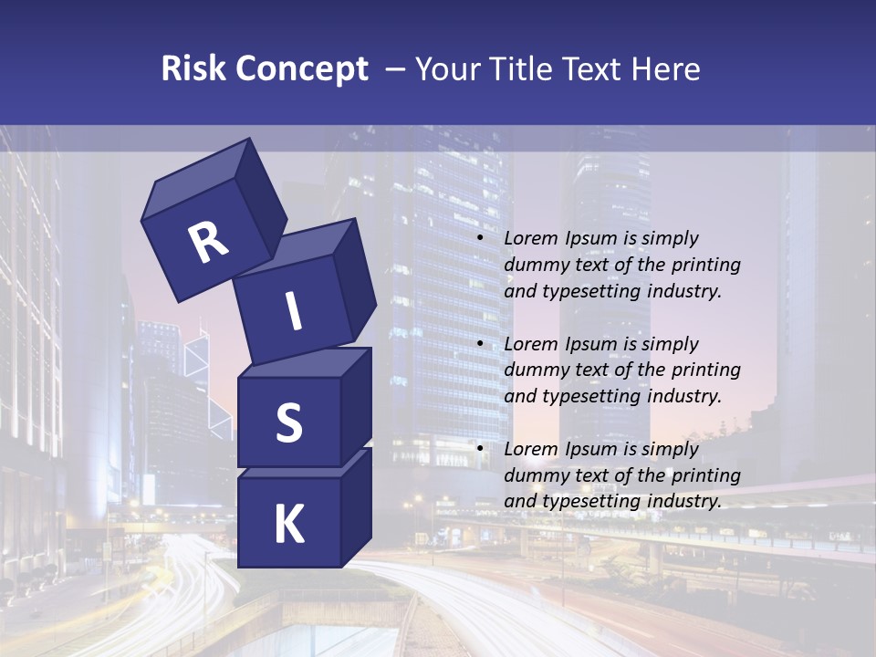 Bridge Business Cityscape PowerPoint Template