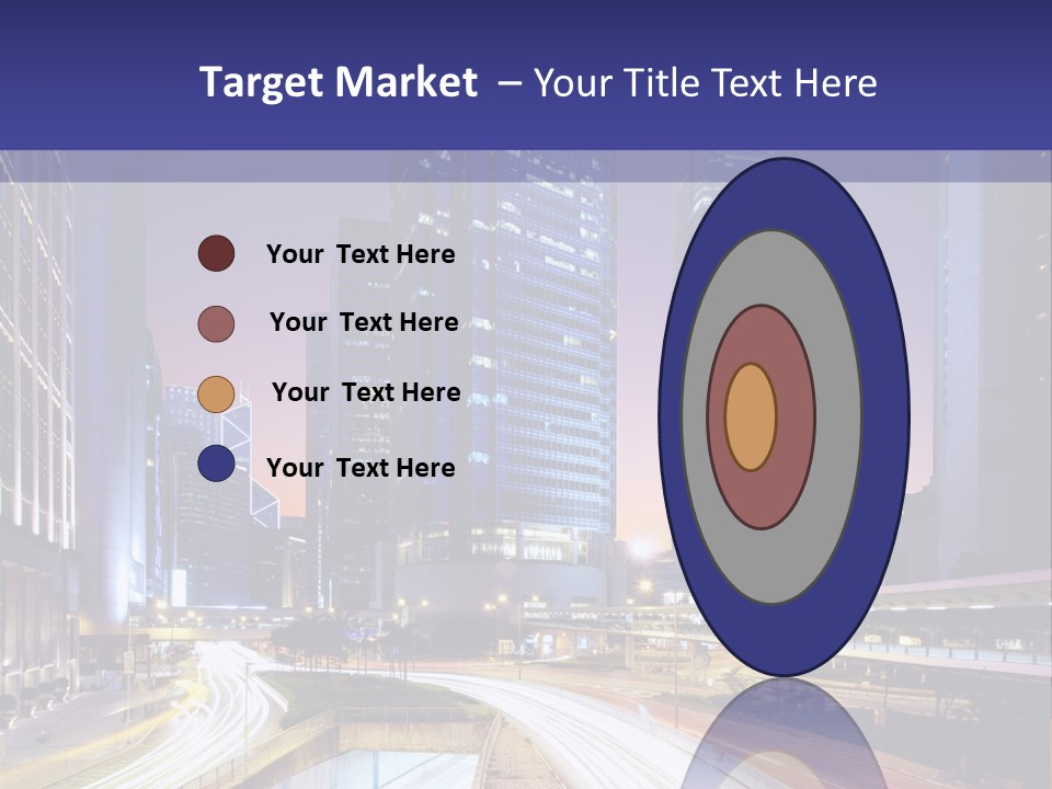 Bridge Business Cityscape PowerPoint Template