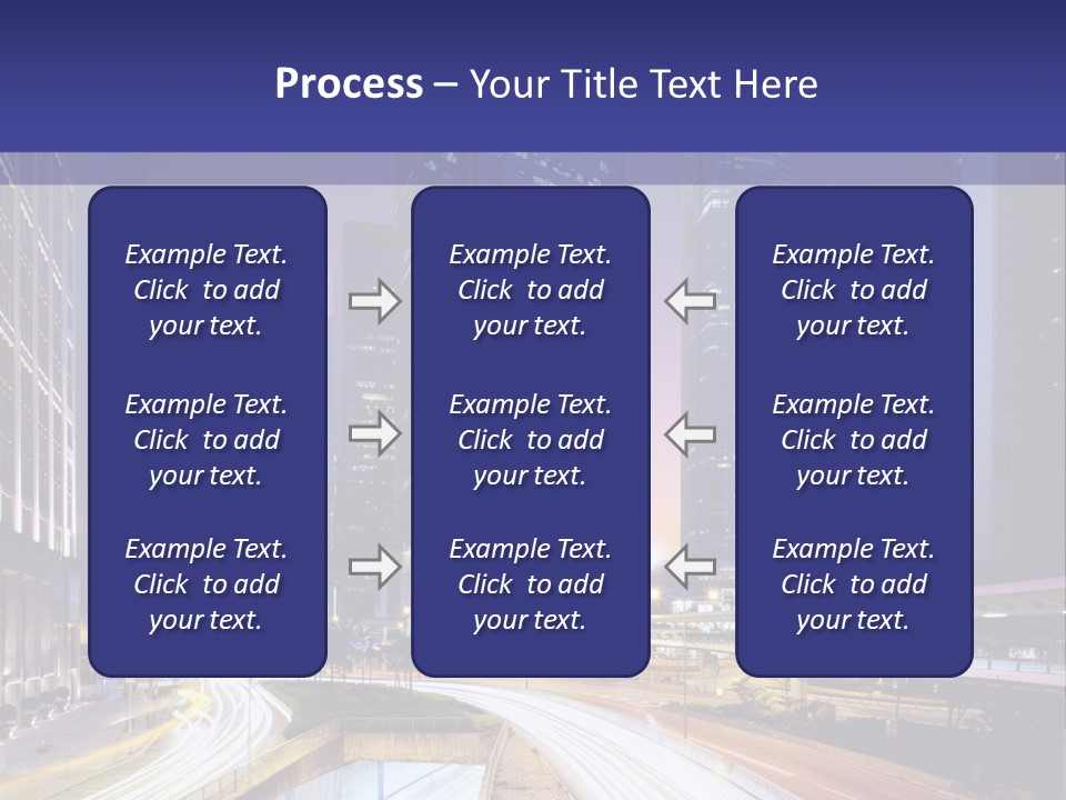Bridge Business Cityscape PowerPoint Template