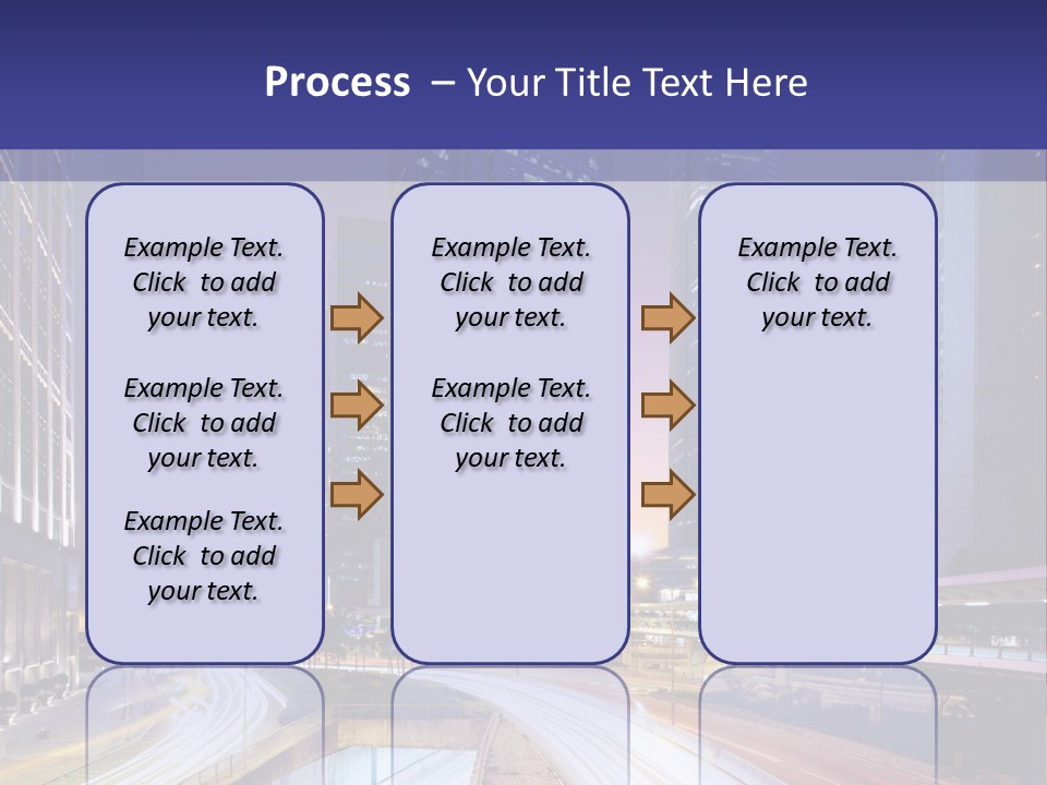 Bridge Business Cityscape PowerPoint Template
