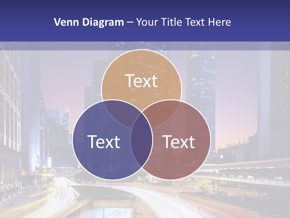 Bridge Business Cityscape PowerPoint Template
