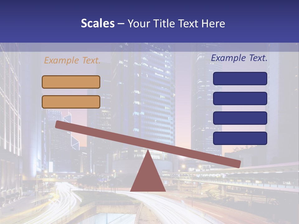Bridge Business Cityscape PowerPoint Template