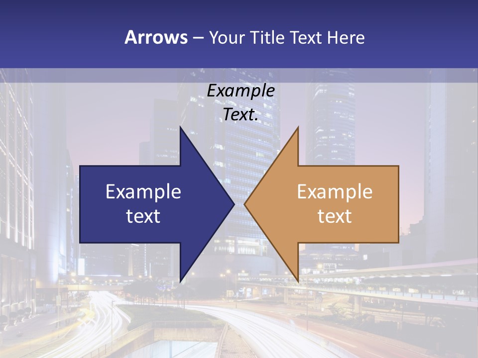 Bridge Business Cityscape PowerPoint Template