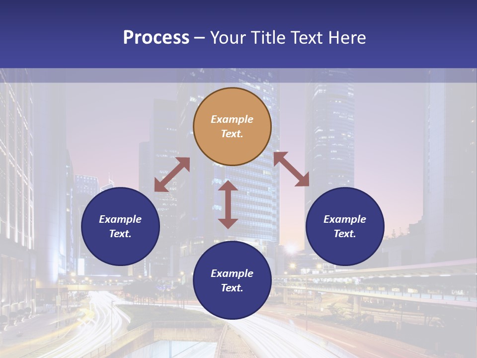 Bridge Business Cityscape PowerPoint Template