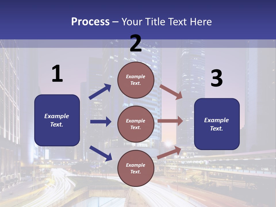 Bridge Business Cityscape PowerPoint Template