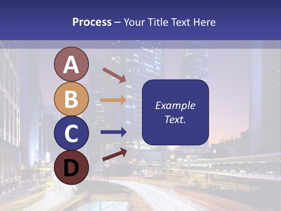 Bridge Business Cityscape PowerPoint Template