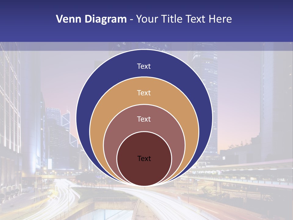 Bridge Business Cityscape PowerPoint Template