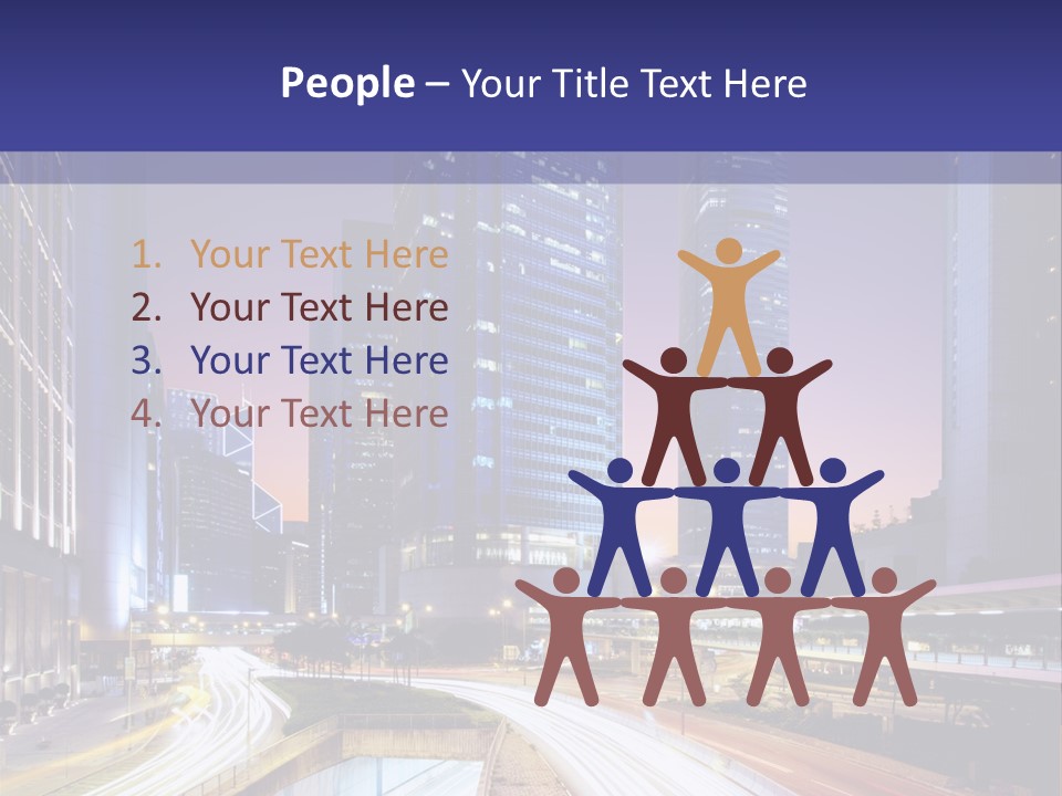 Bridge Business Cityscape PowerPoint Template