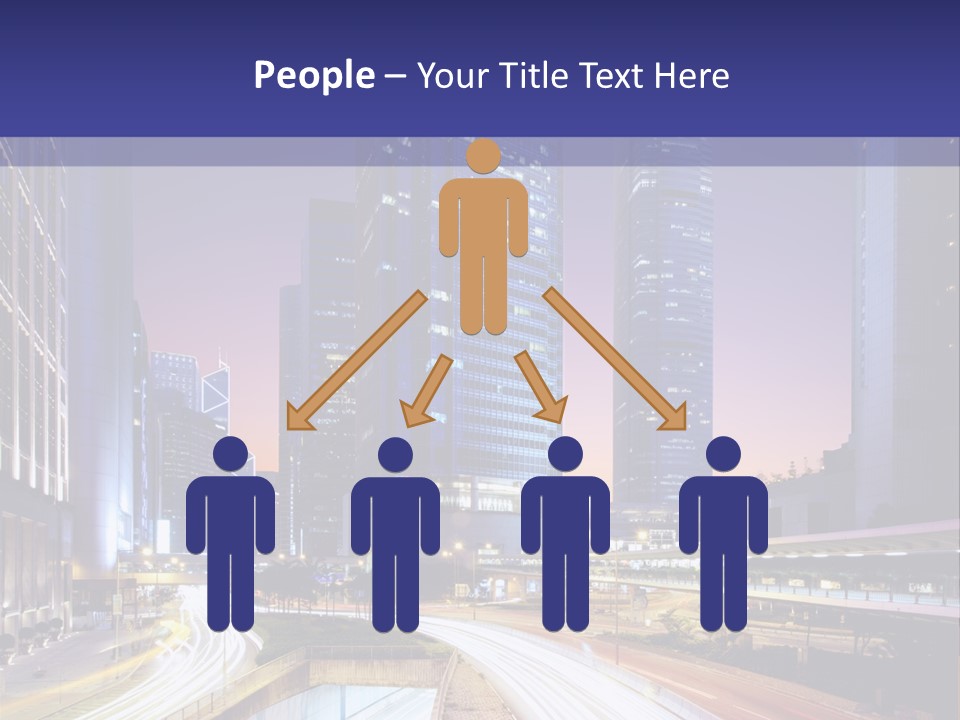 Bridge Business Cityscape PowerPoint Template