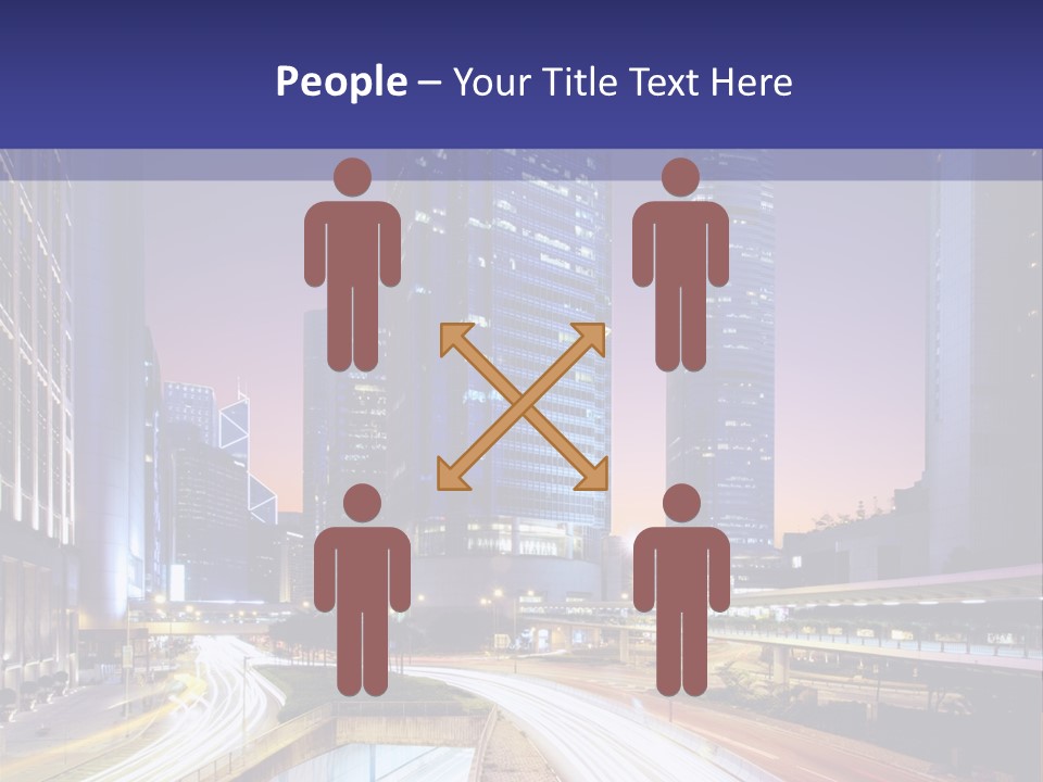 Bridge Business Cityscape PowerPoint Template