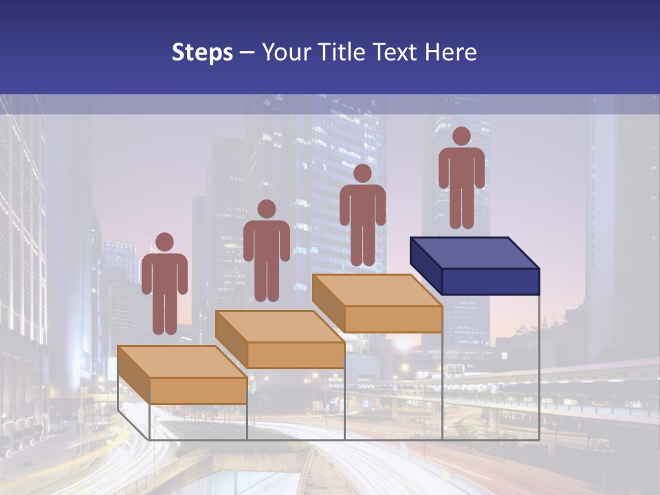Bridge Business Cityscape PowerPoint Template