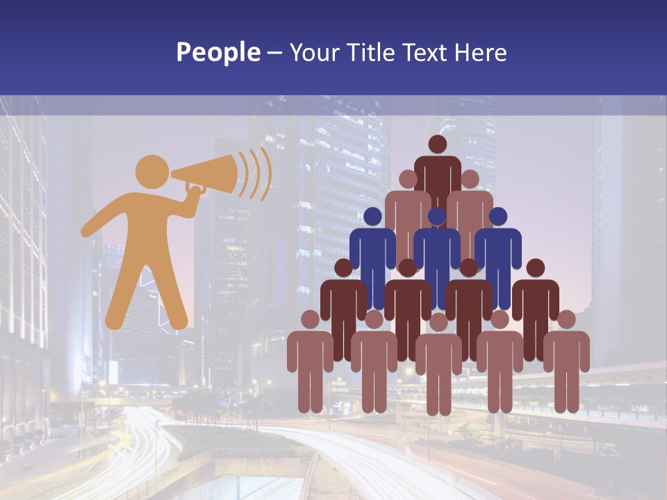 Bridge Business Cityscape PowerPoint Template