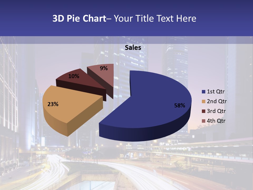Bridge Business Cityscape PowerPoint Template