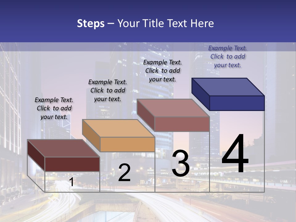 Bridge Business Cityscape PowerPoint Template