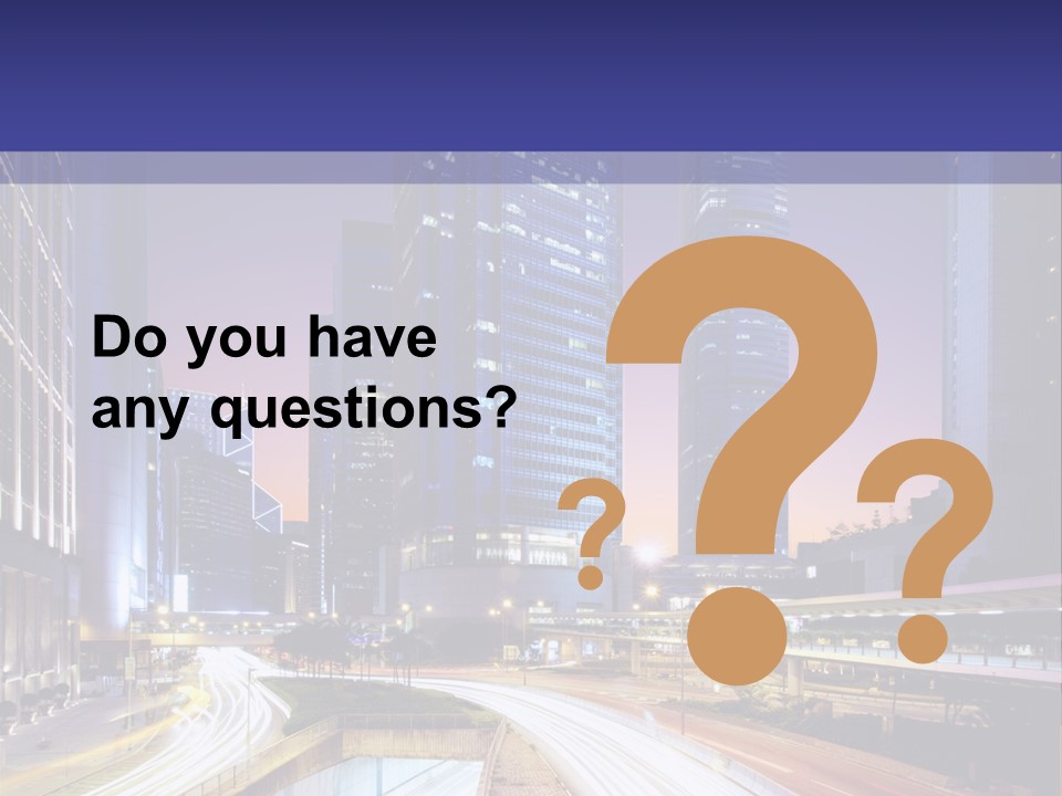 Bridge Business Cityscape PowerPoint Template