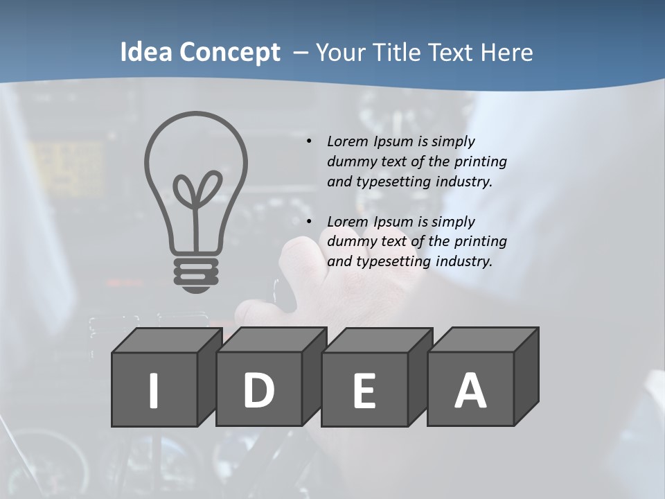 Batch Flight Flying PowerPoint Template