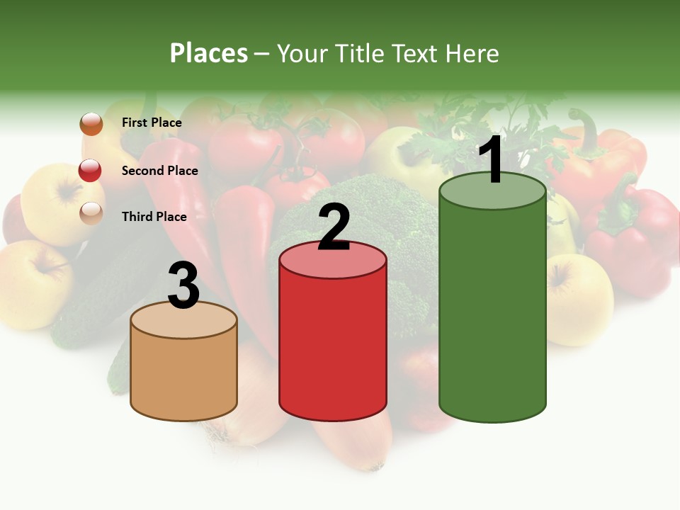 Arrangement Pepper Background PowerPoint Template