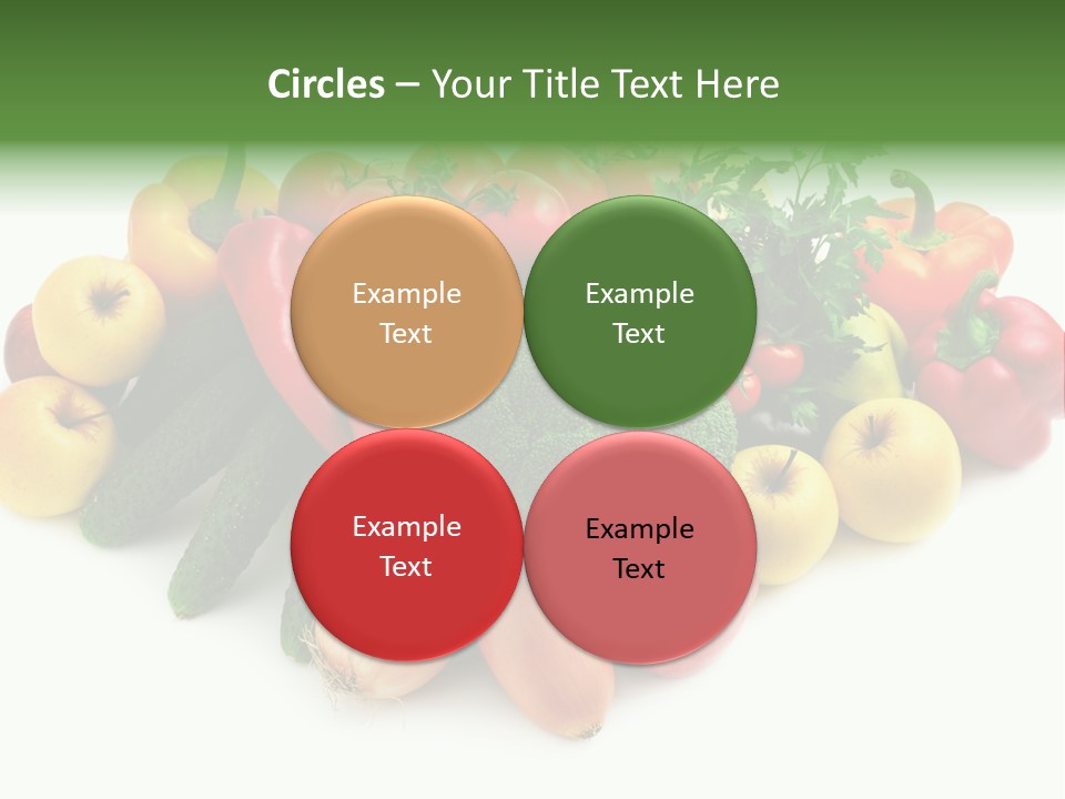 Arrangement Pepper Background PowerPoint Template