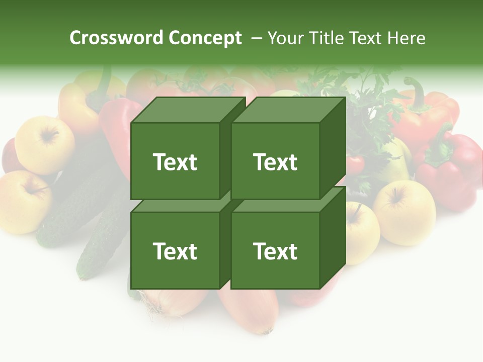 Arrangement Pepper Background PowerPoint Template