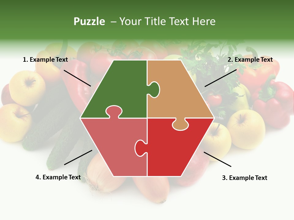 Arrangement Pepper Background PowerPoint Template