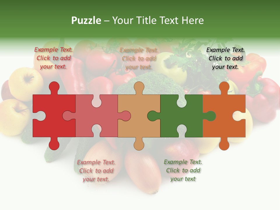 Arrangement Pepper Background PowerPoint Template