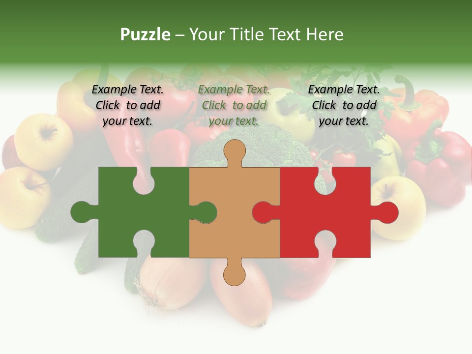 Arrangement Pepper Background PowerPoint Template