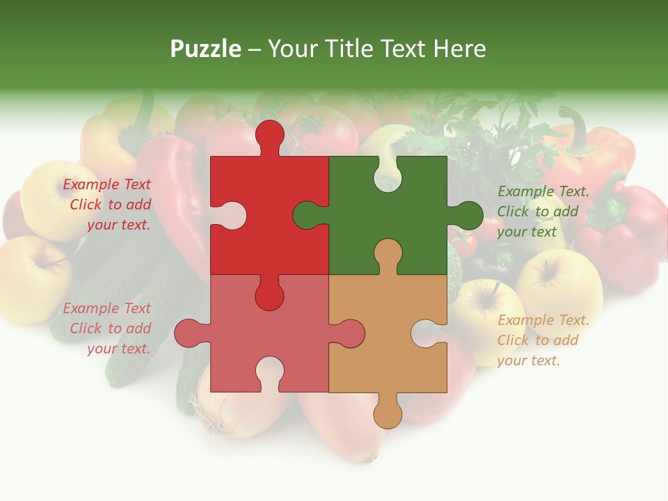 Arrangement Pepper Background PowerPoint Template