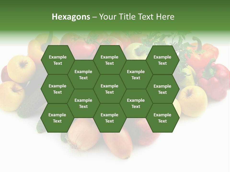 Arrangement Pepper Background PowerPoint Template