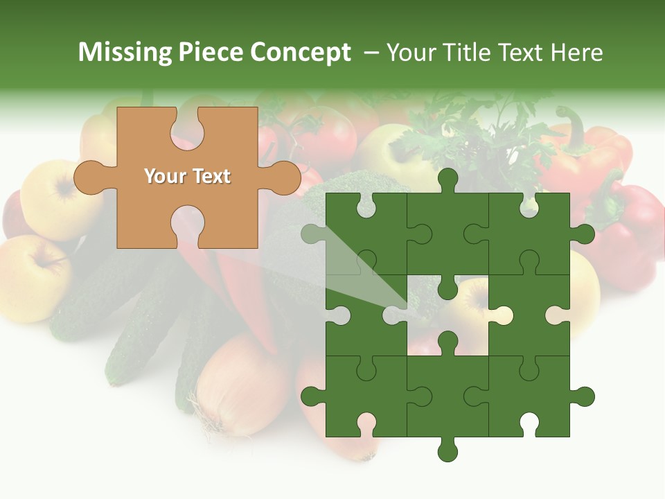 Arrangement Pepper Background PowerPoint Template