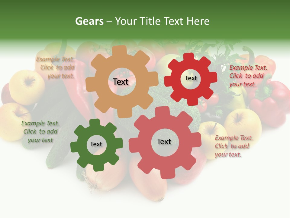 Arrangement Pepper Background PowerPoint Template