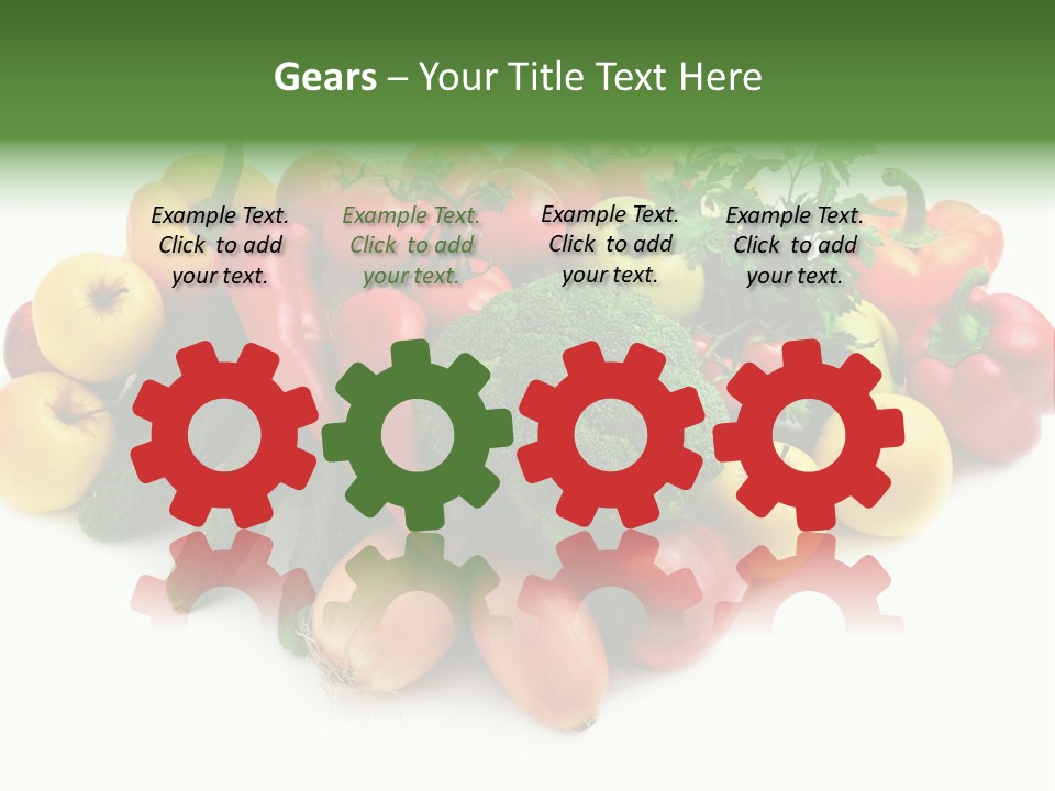 Arrangement Pepper Background PowerPoint Template