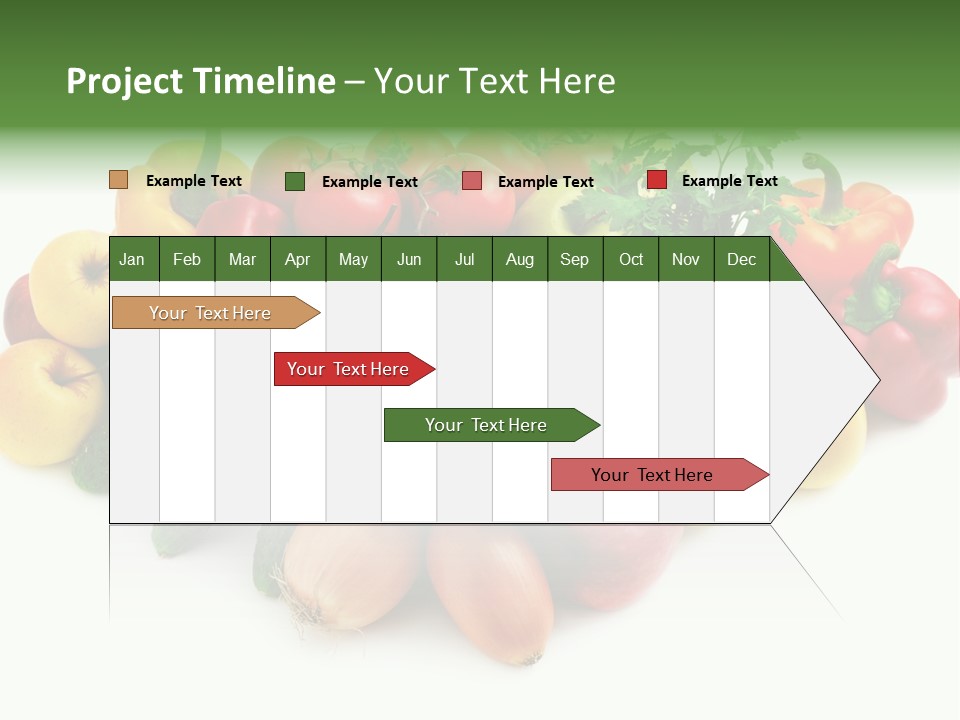 Arrangement Pepper Background PowerPoint Template