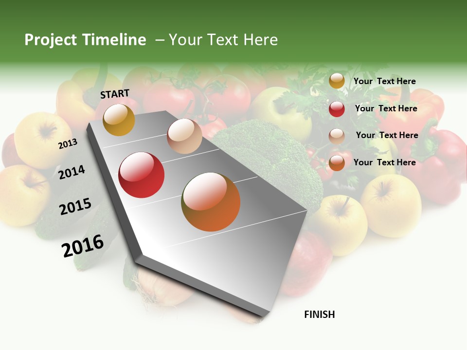 Arrangement Pepper Background PowerPoint Template
