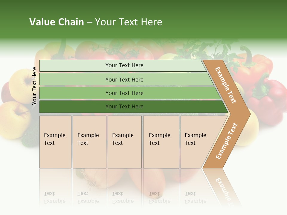 Arrangement Pepper Background PowerPoint Template