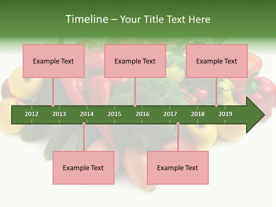 Arrangement Pepper Background PowerPoint Template
