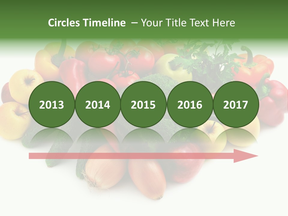 Arrangement Pepper Background PowerPoint Template