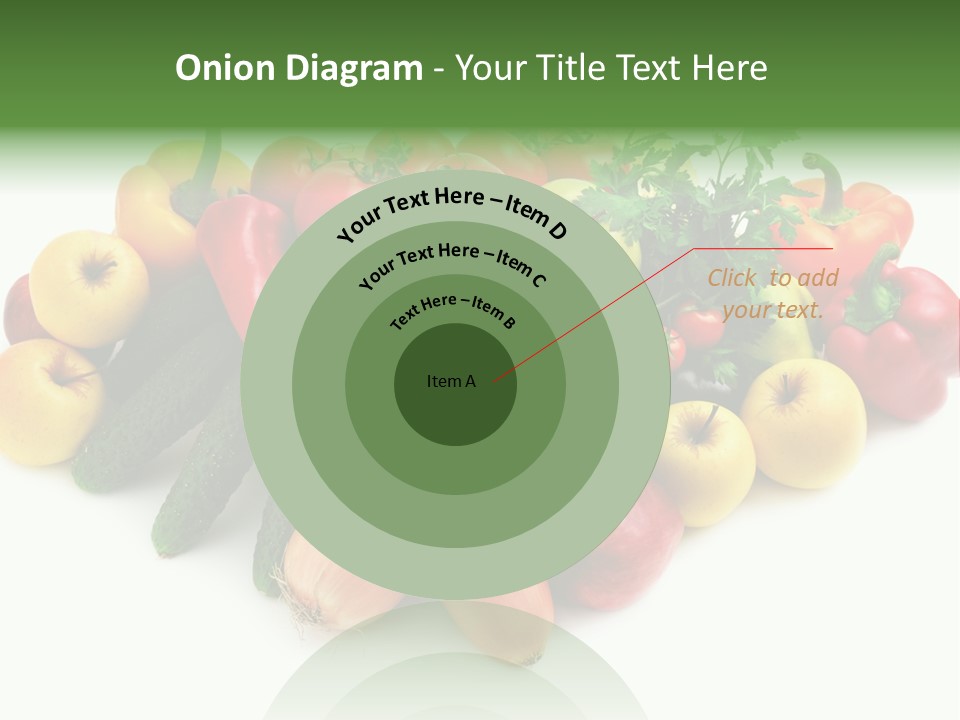 Arrangement Pepper Background PowerPoint Template