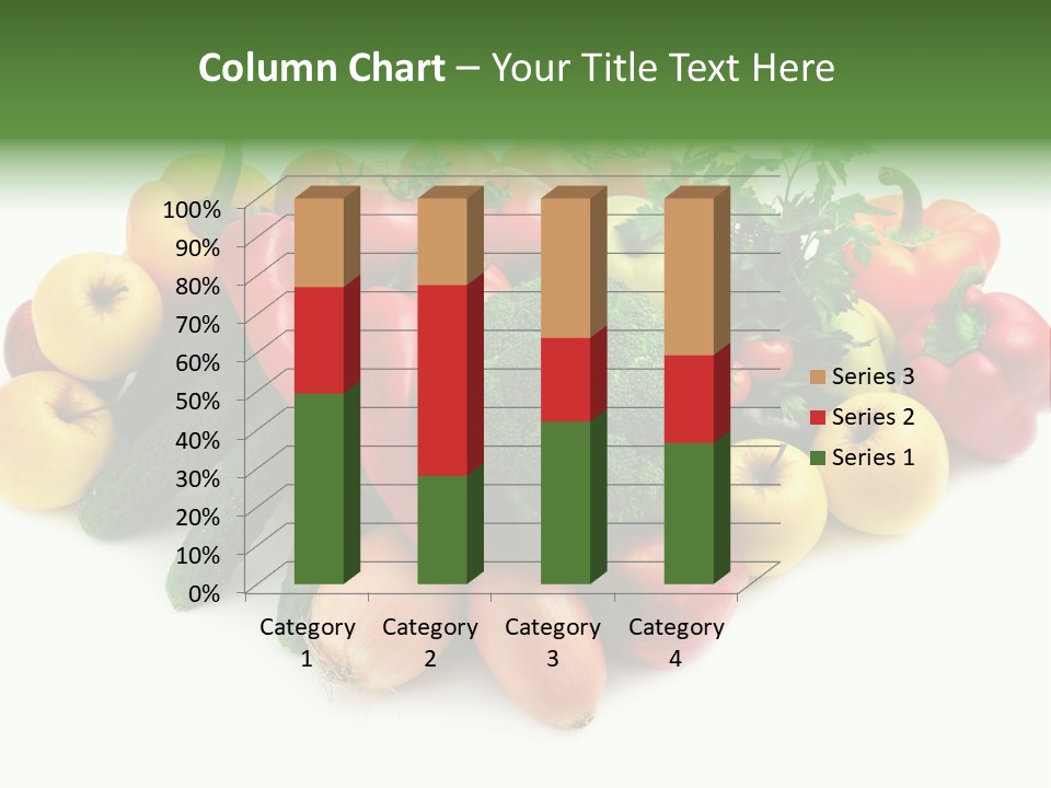 Arrangement Pepper Background PowerPoint Template