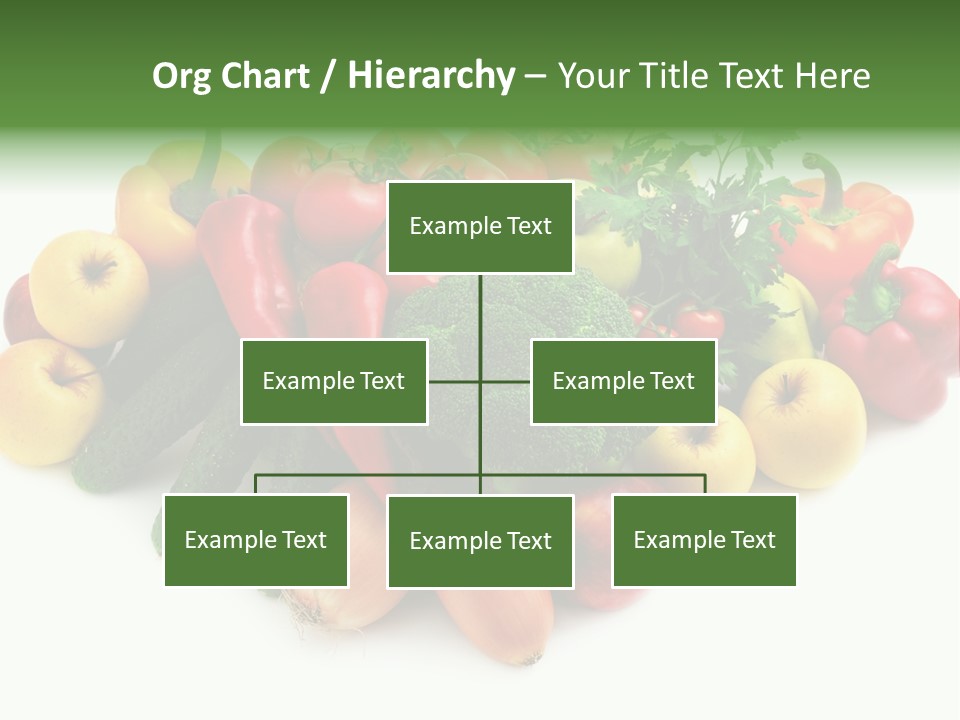 Arrangement Pepper Background PowerPoint Template