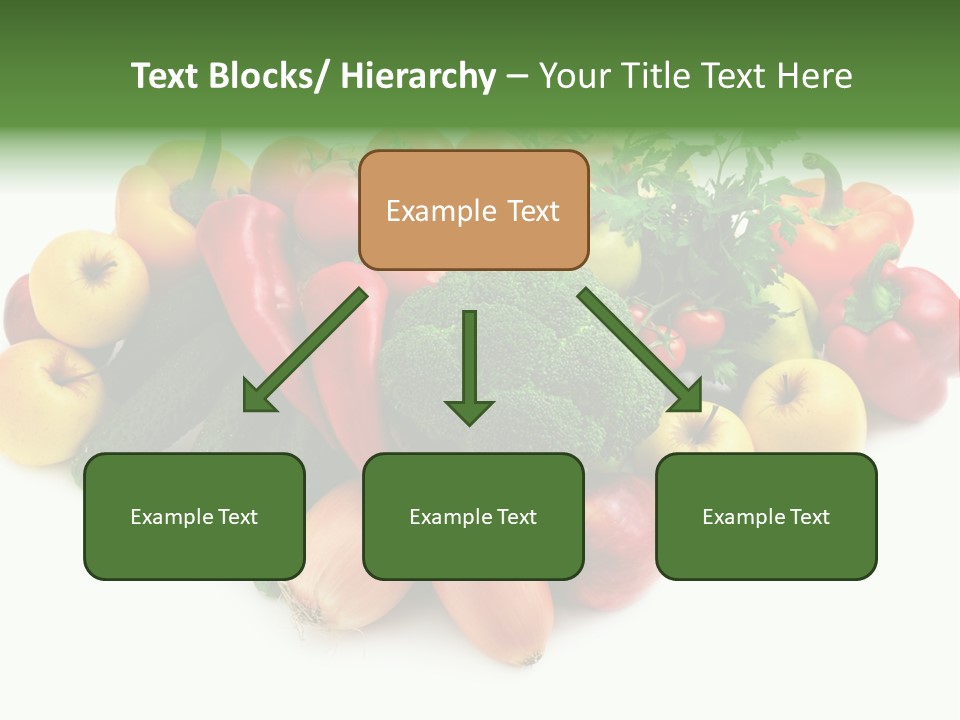 Arrangement Pepper Background PowerPoint Template