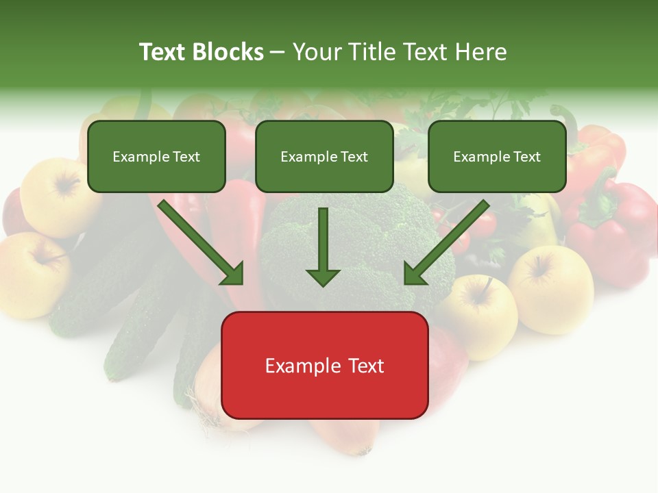 Arrangement Pepper Background PowerPoint Template