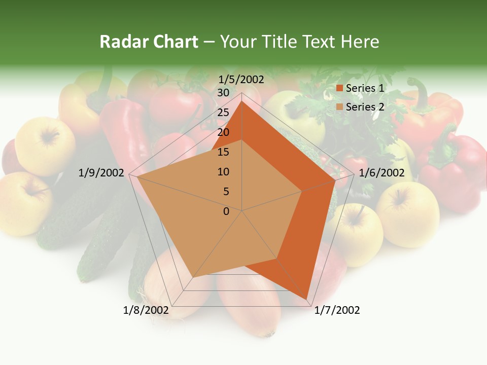 Arrangement Pepper Background PowerPoint Template
