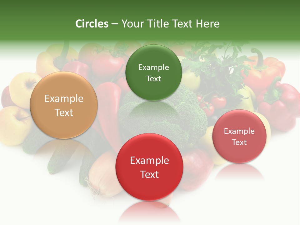 Arrangement Pepper Background PowerPoint Template