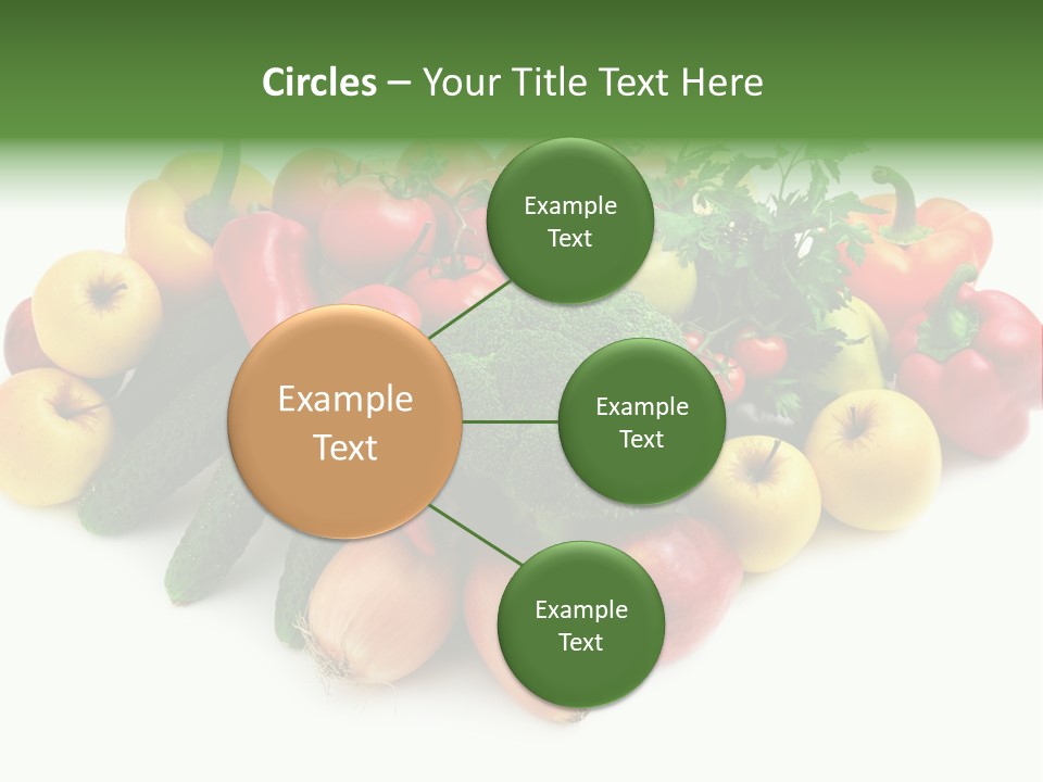 Arrangement Pepper Background PowerPoint Template