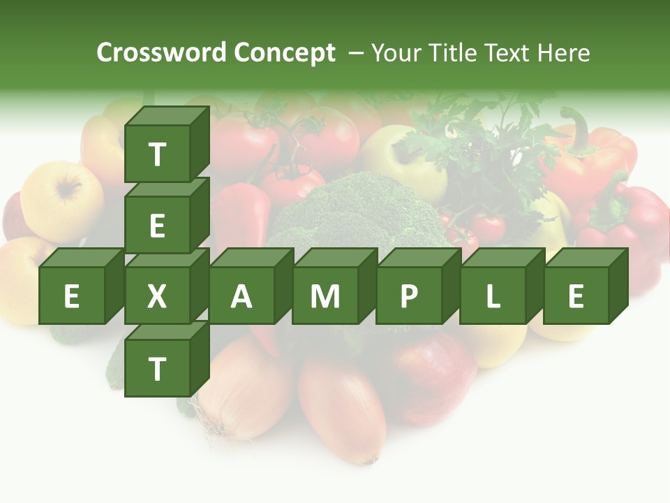 Arrangement Pepper Background PowerPoint Template