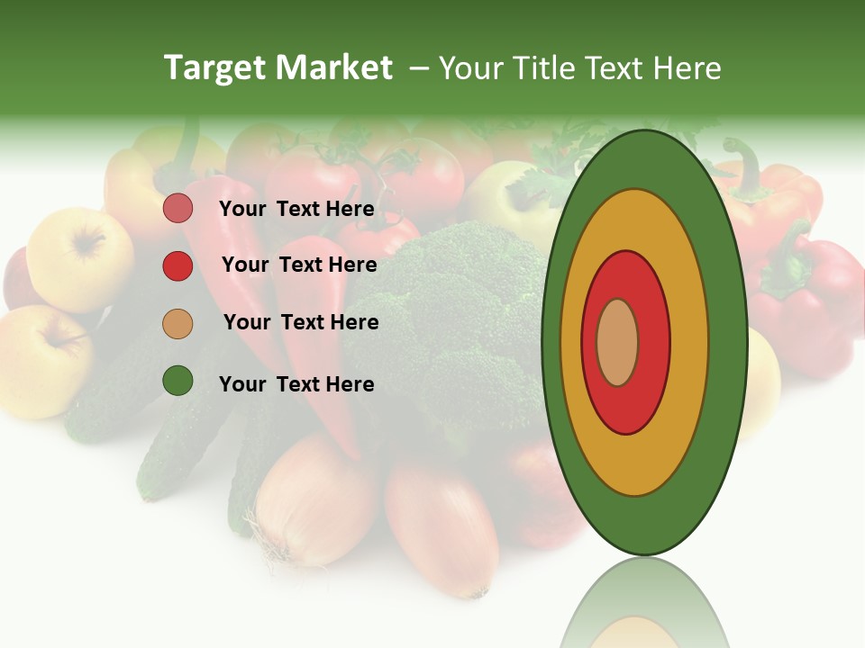 Arrangement Pepper Background PowerPoint Template