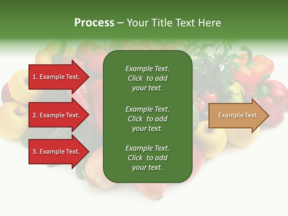 Arrangement Pepper Background PowerPoint Template
