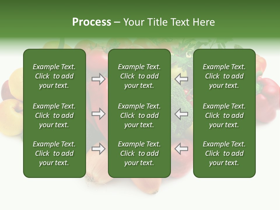 Arrangement Pepper Background PowerPoint Template