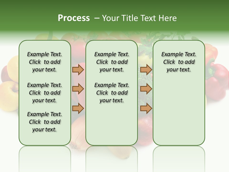 Arrangement Pepper Background PowerPoint Template